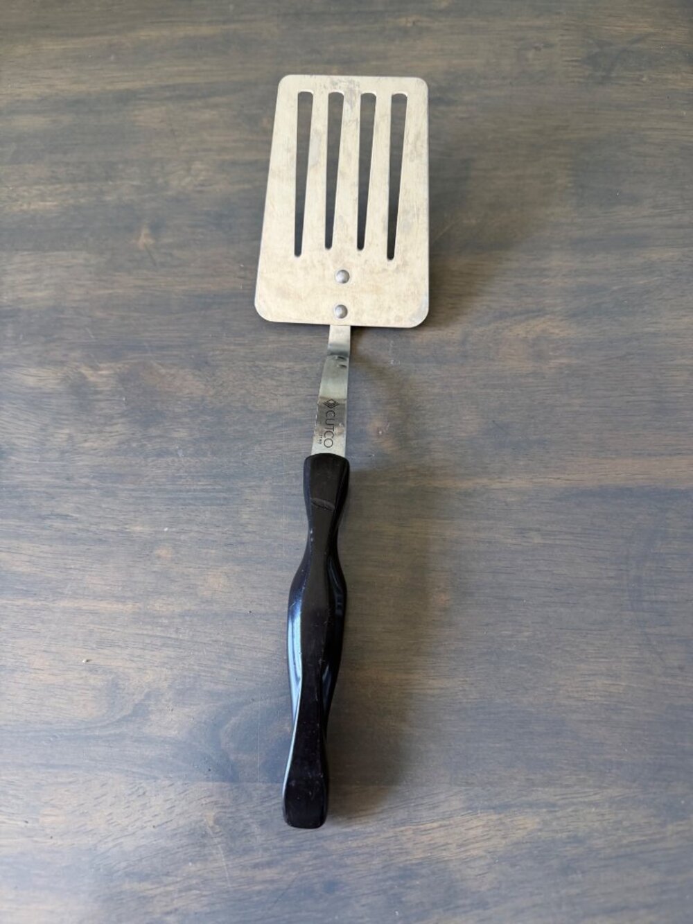Cutco 12" Slotted Spatula Black Handle 17 KD